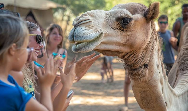 Camel Encounter at Omar Farms